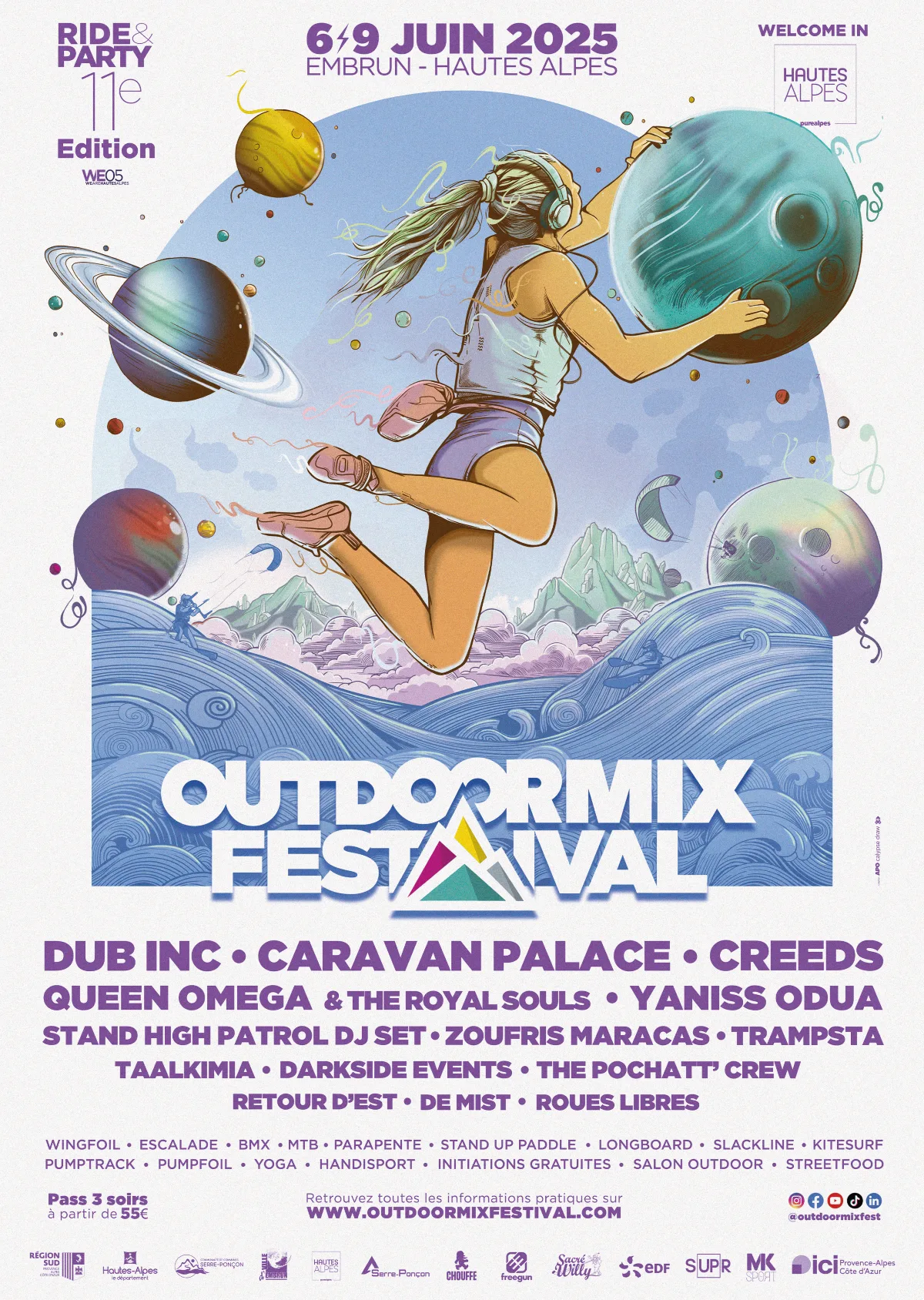 Affiche de Outdoormix Festival
