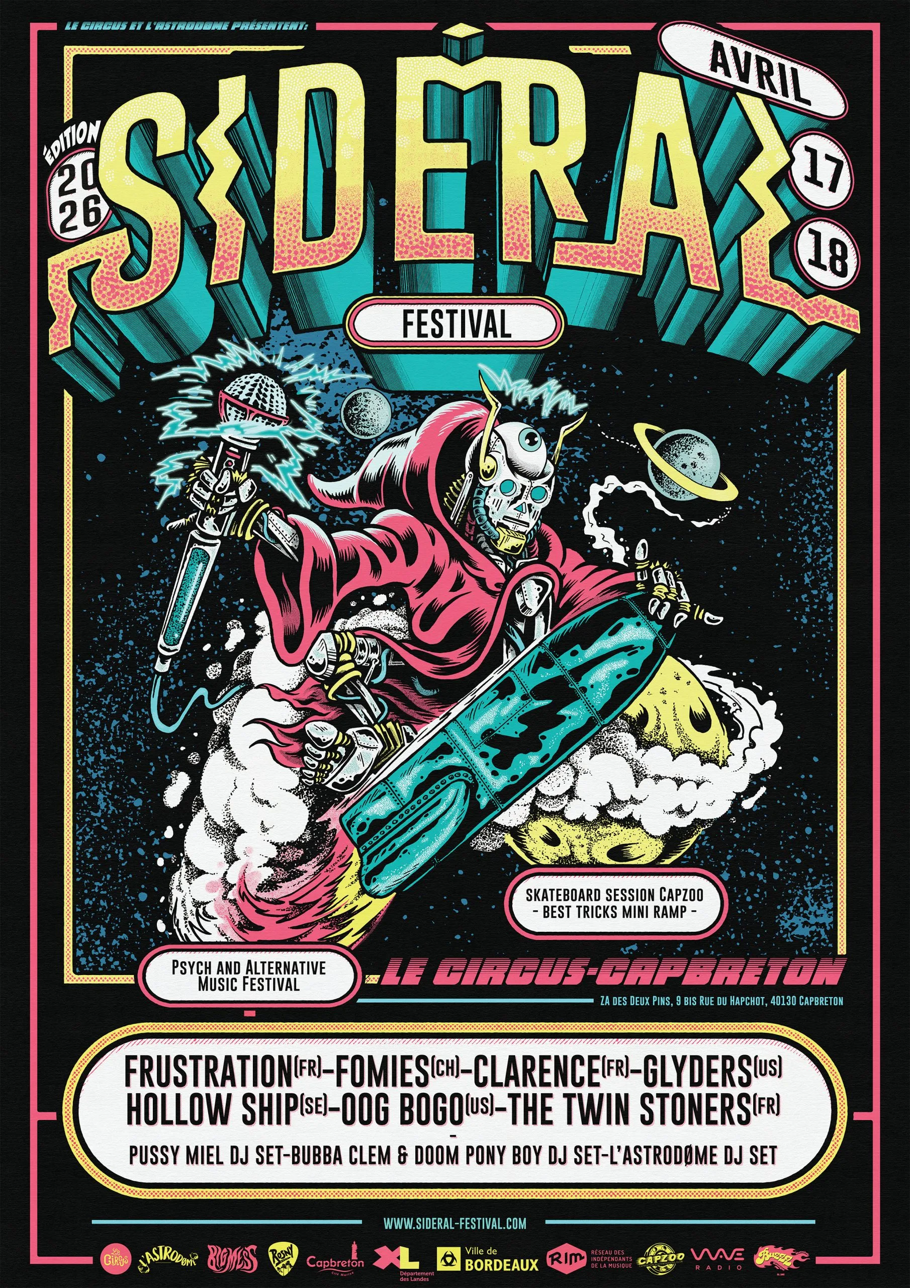 Affiche de Sidéral Festival
