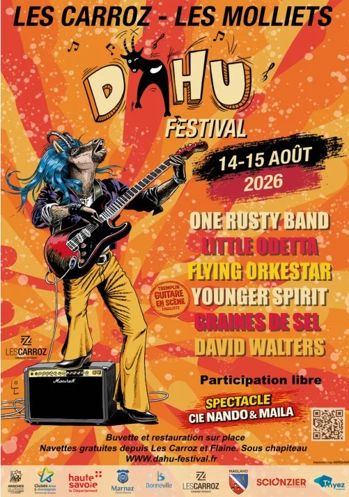 Affiche de Dahu Festival