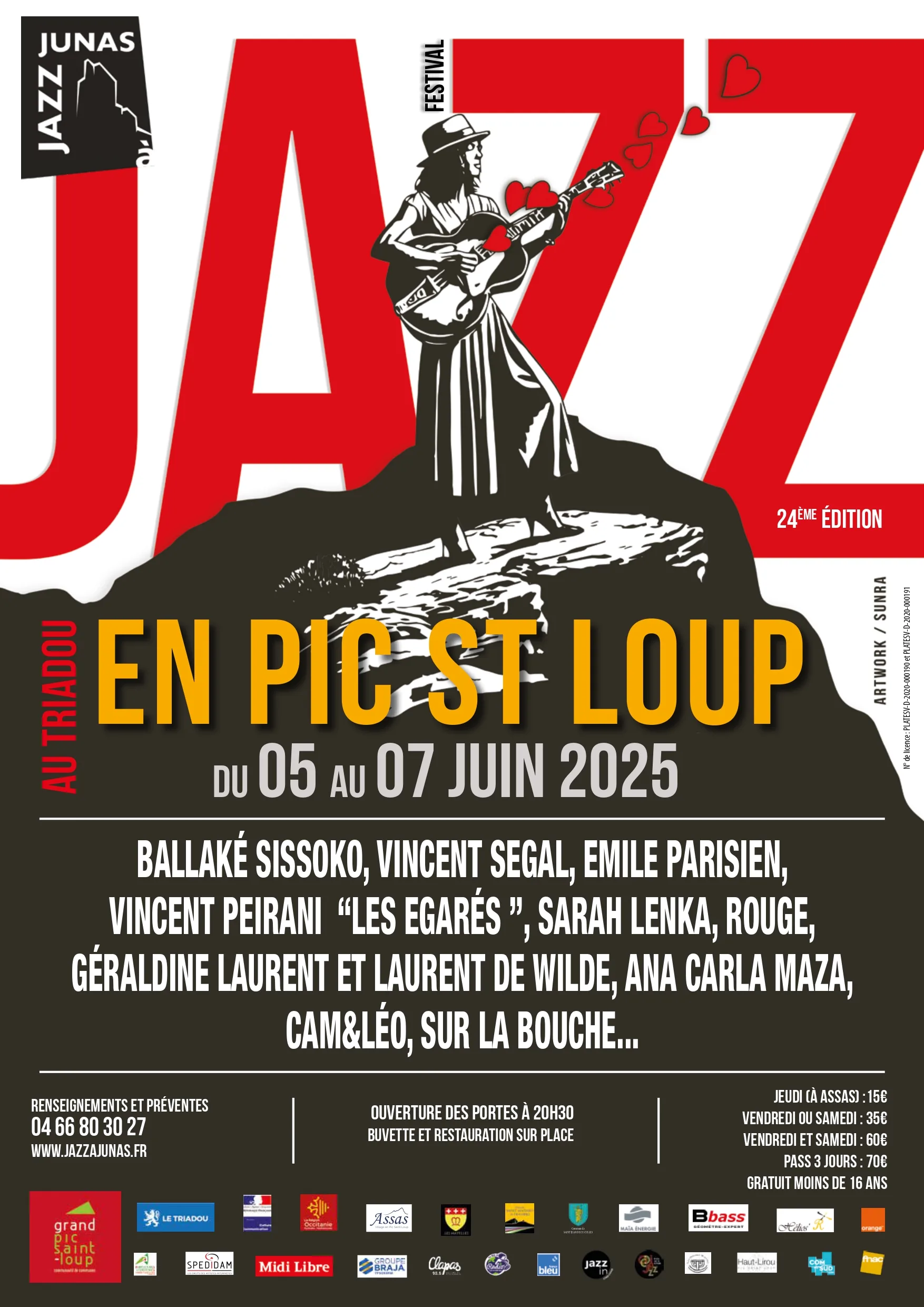 Affiche de Jazz en Pic Saint-Loup