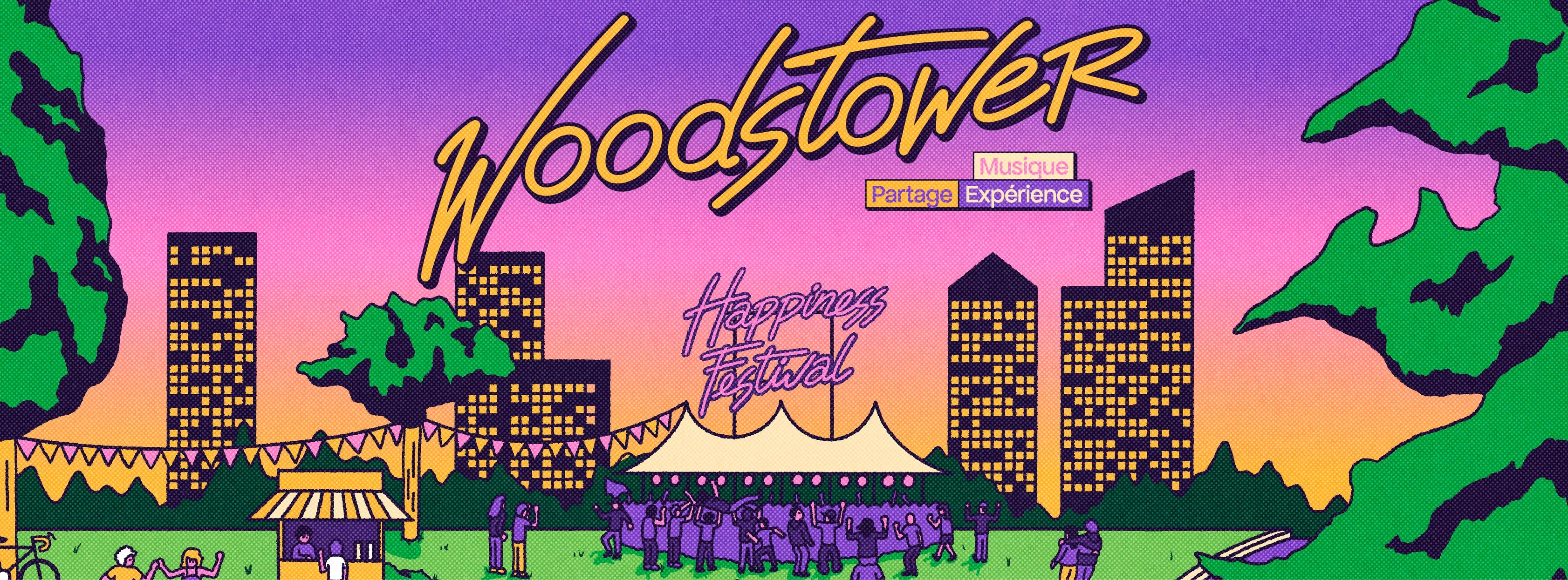 Affiche de Festival Woodstower