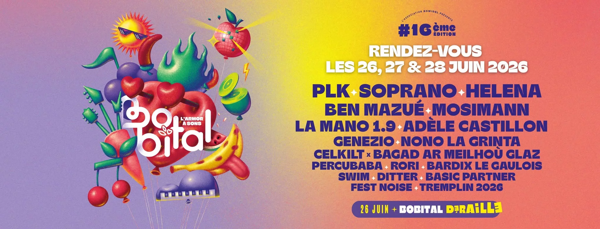 Affiche de Festival Bobital L'Armor À Sons