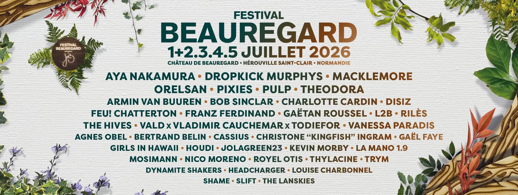 Affiche de Festival Beauregard