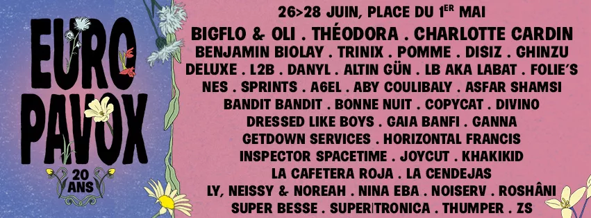 Affiche de Festival Europavox