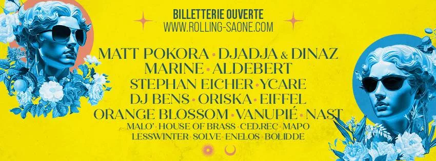 Affiche de Festival Rolling Saône