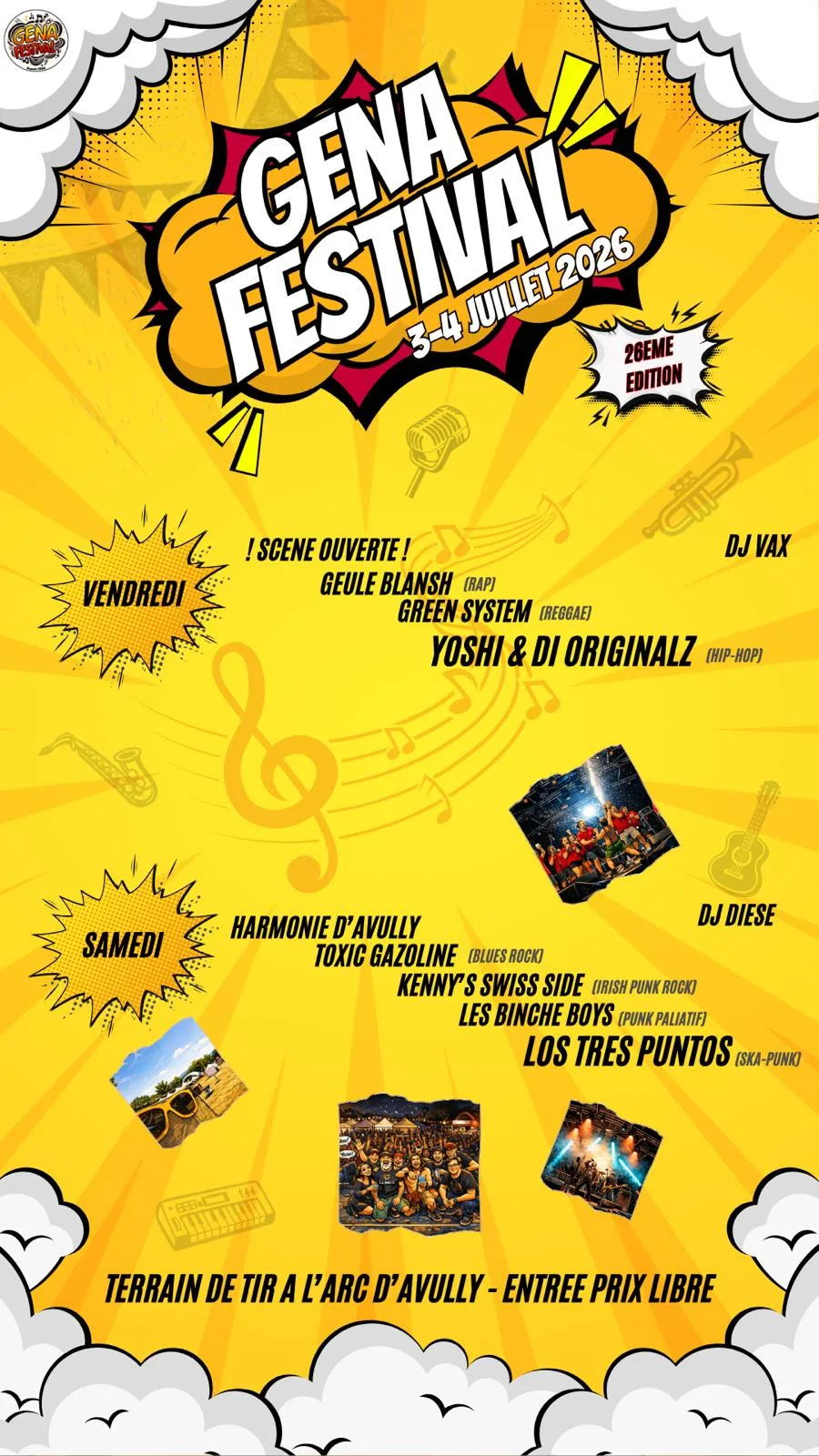 Affiche de Gena Festival Open Air