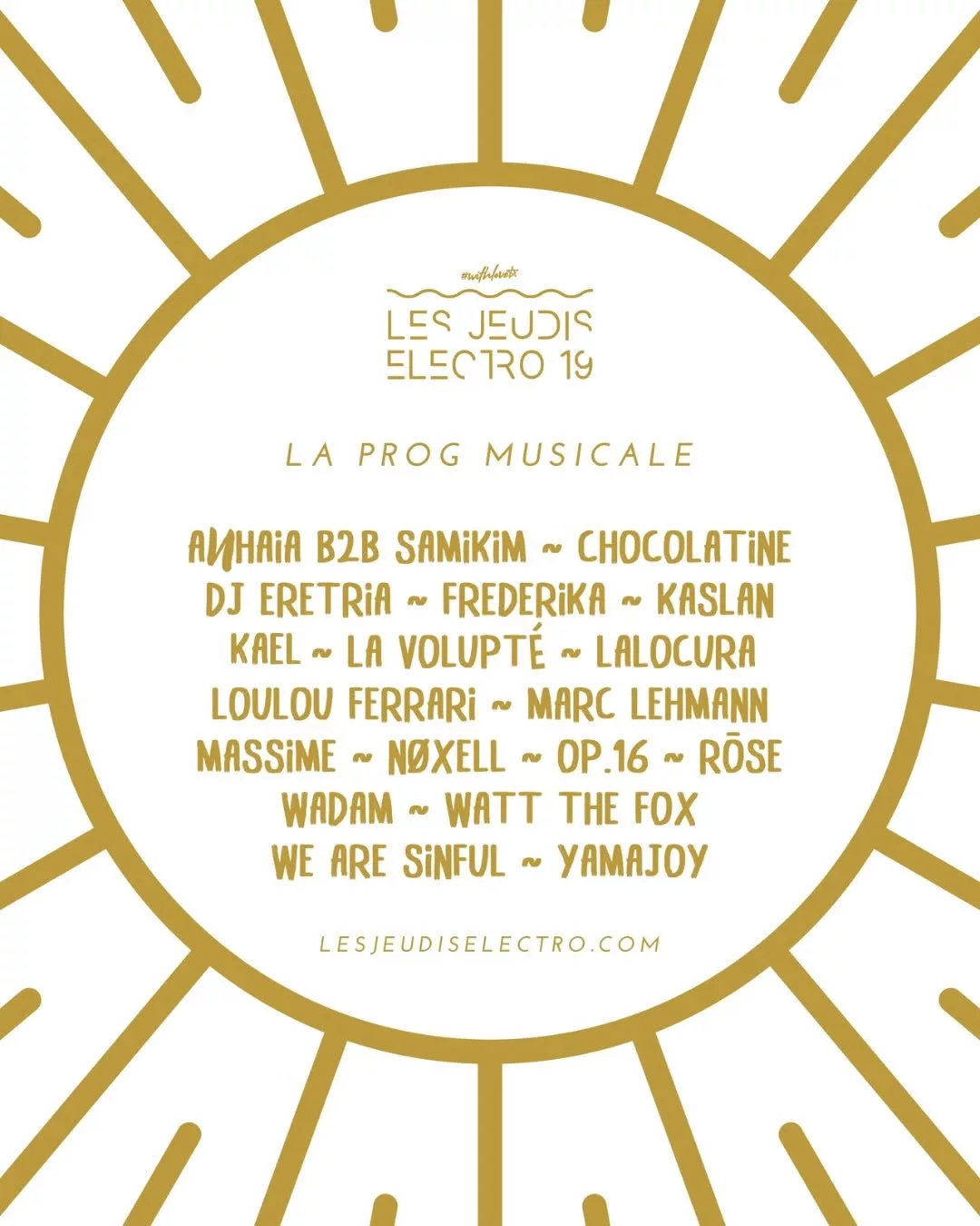 Affiche de Jeudis Electro