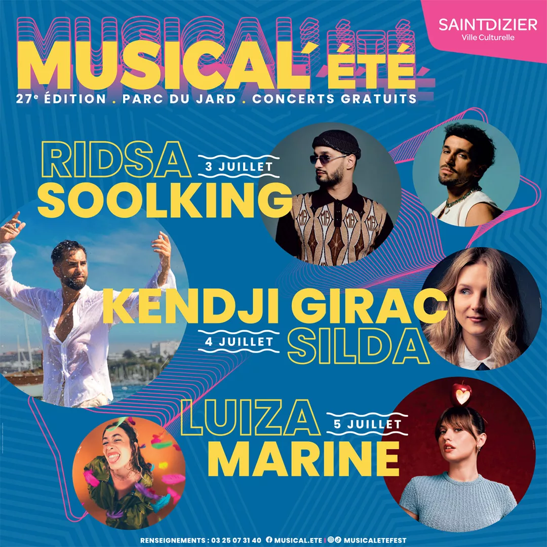Affiche de Festival Musical'été De Saint-Dizier