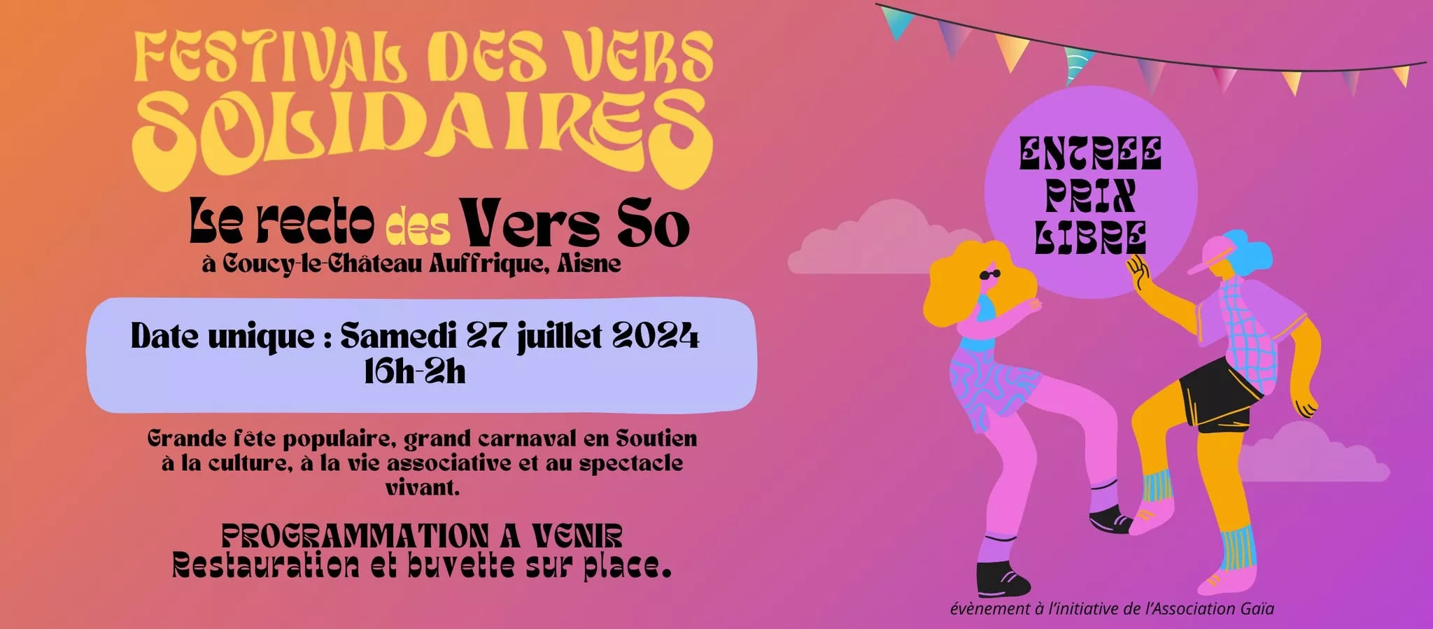 Affiche de Festival Des Vers Solidaires