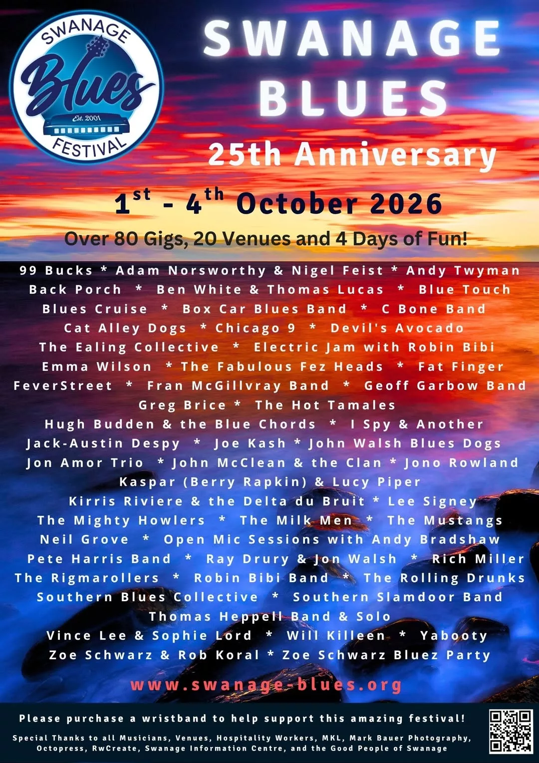 Affiche de Swanage Blues Festival