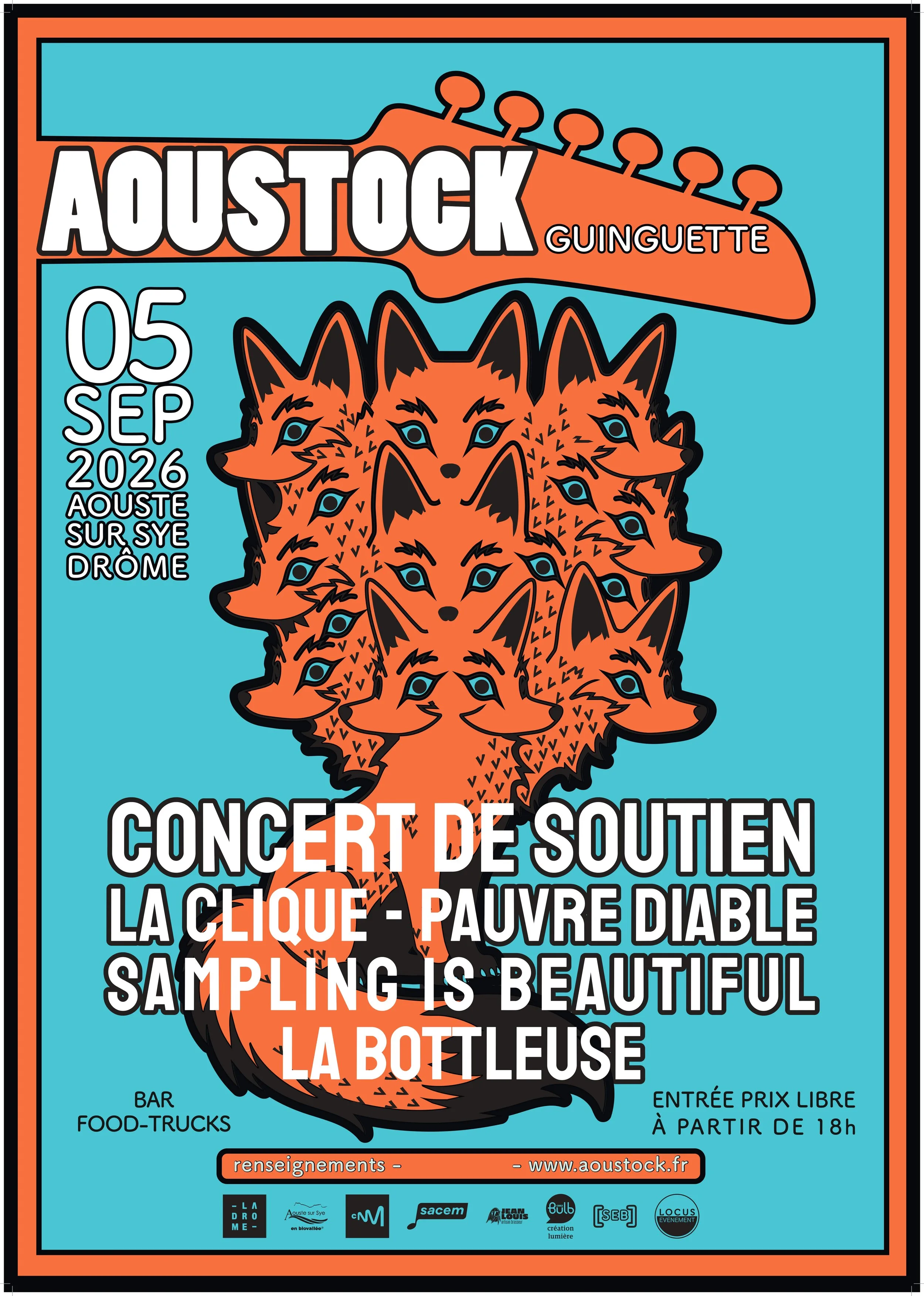 Affiche de Aoustock Festival
