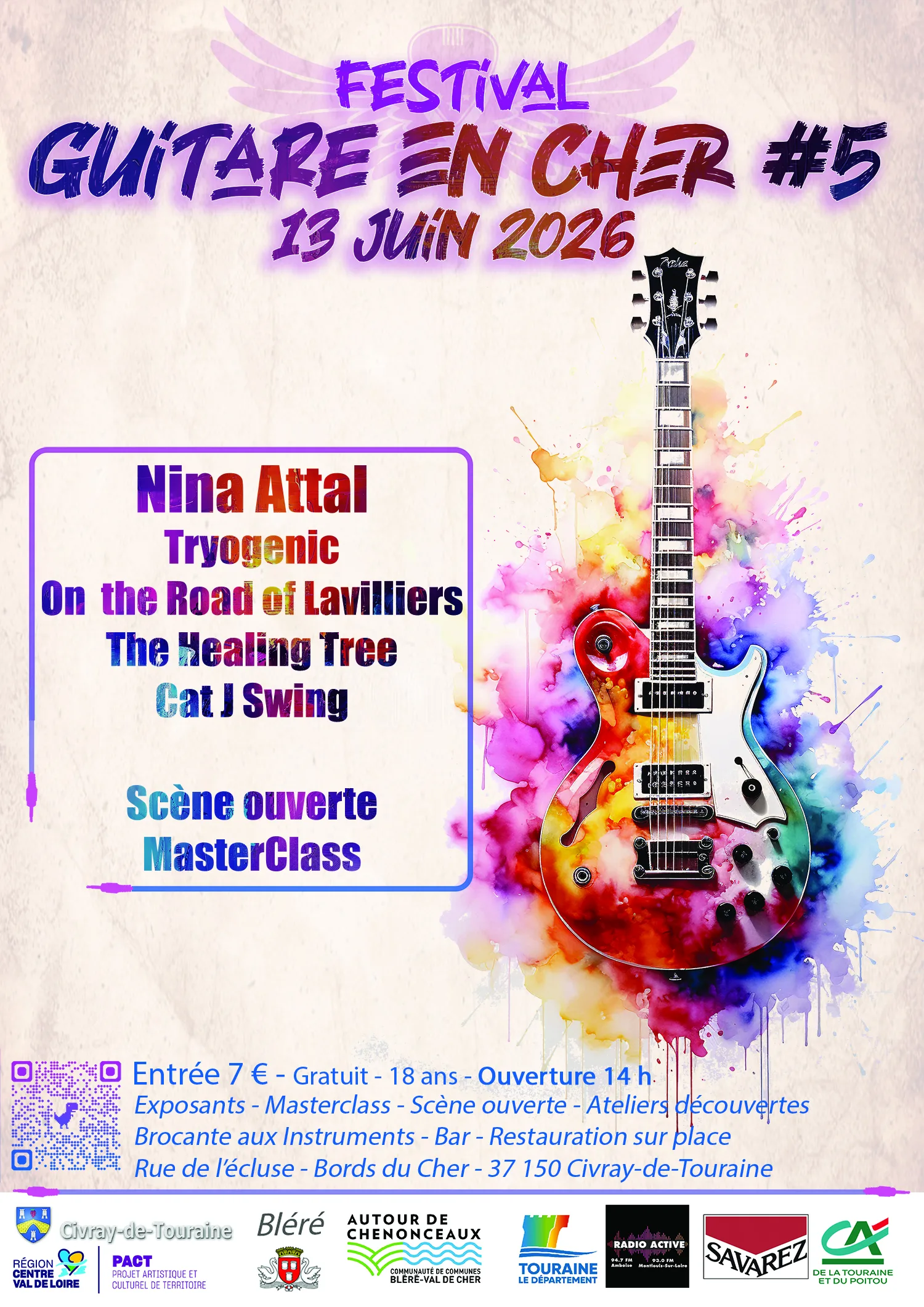 Affiche de Guitare En Cher