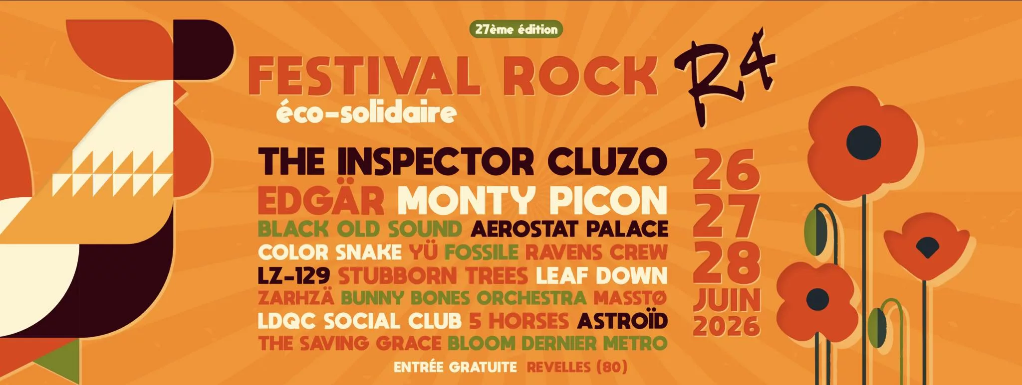Affiche de Festival Rock R4